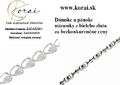 Krásne náramky z bieleho zlata Korai